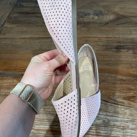 Franco Sarto Diagonal Pink‎ Flats Size 6 - Picture 7 of 10